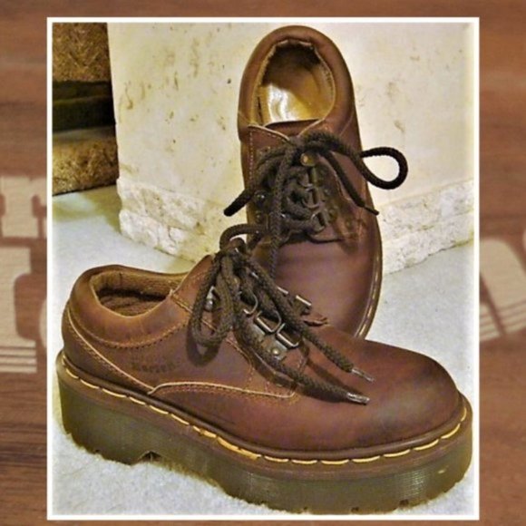 Dr. Martens Shoes - Dr. Martens Vintage Oxford Brown Leather Shoes